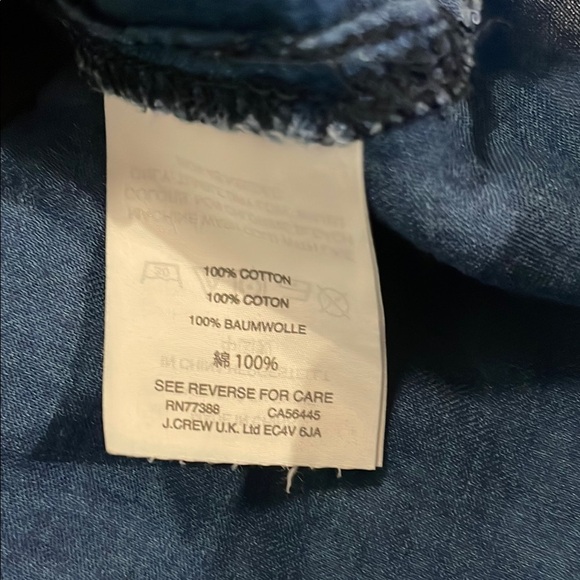 J. Crew Lightweight Denim Button-Up Shirt - Picture 5 of 6